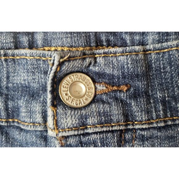 Vintage LEVI STRAUSS 505 Women Size 14 W32 Classic Straight Jeans Mid Rise - Picture 8 of 16